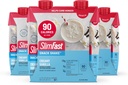 SlimFast Shake, 90 Calorie Fiber Shake, pripravljen za pitje, Beljakovinski napitek, kremna vanilija, 12 Count