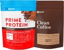 Equip Foods Prime Protein Powder Čokolada & zlato Standardna čista kava