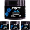 STARFIT – nikotinamid D-Ribozid, nikotinamid ribozid za podporo NAD+ Ravni, fokus in energijska dopolnila, presnovna podpora Nikotinamid Riboside NAD dodatek, 360 kapsul