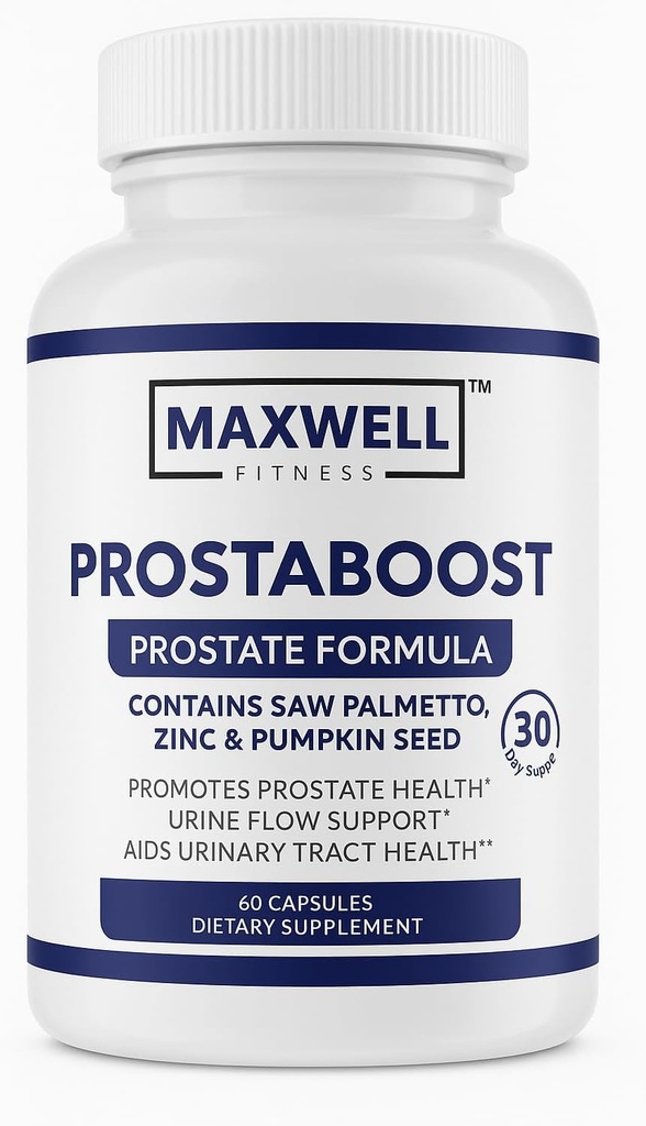 Prostakura za moške Boost moške prostate podporo z žago Palmetto, cink, Selen & 19 Herbs - urinski tok & Bladder nadzor Formula, 60 Veggie Caps