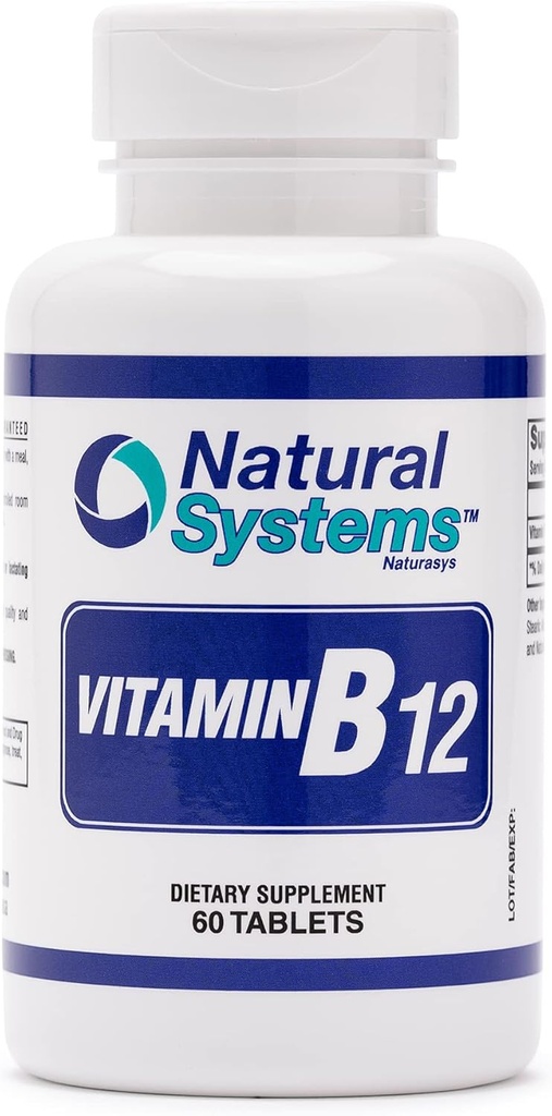 Vitamin B12 60 Tablete 1000 μg po naravnih sistemih - B12 Vitamini 1000mg za odrasle Pomaga stimulirati spomin* - Vitamin B12 1000 μg za dobro prebavo* - Vitamin B12 Energy Presnova Podpora*