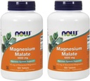 NOW Magnezijev malat 1000mg, 180 tablet (paket z 2)