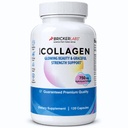 Bricker Labs Collagen za moške in ženske - tip I, III Hidralizirani kolagen dopolnilo 750mg, 1 kolagen kapsulo dnevno - 120 servivi
