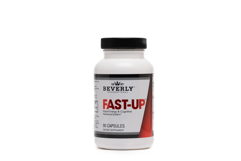 Beverly International Fast-Up, 90 kapsul. Feel-Better, Get Clarity, Clear Focus-Brain Booster. Ups Mood, Nova energija, Pred-delovno gorivo, Motivacija in kognitivna zmogljivost v trenutkih.