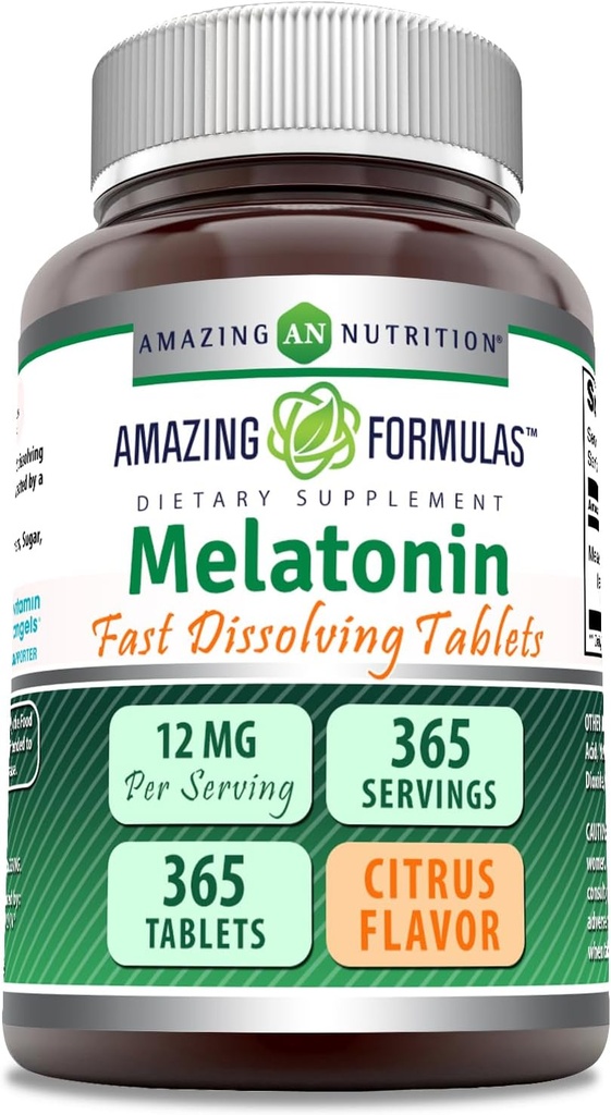 Osupljive formule Melatonin hitro raztapljanje dodatek 