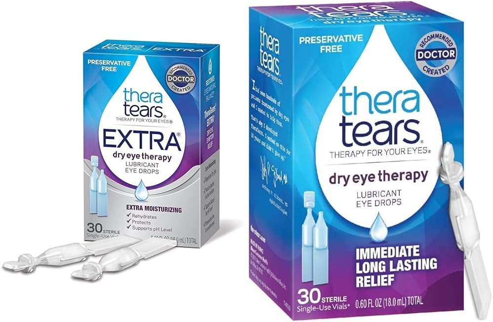 TheraTears ekstra suho oko zdravljenje maziva kapljice za oko 30ct & suho oko zdravljenje mazanje oči kapljice 30 Viale