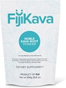 FidžiKava Instant Kava Kava Powder 250g – Premium Kava Root Powder z visoko vsebnostjo Kavalaktona – naravna relaksacija Pomoč za pomiritev, Stress Relief, in podpora za spanje – Easy-to-Mix