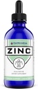 FWS Tekoči cink Dopolnilo za moške Ženske Otroci, Organic Non-GMO Vegan, Ionic Cinkov sulfat kapljice, Imunski sistem Poživi zdravo podporo kože splošno Wellness, 60 Day Supply, 4 oz