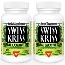 Swiss Kriss Herbal Laxative tablete, naravna zdravila za lajšanje zaprtosti, Senna Laxative, 250 tablet (Pack po 2)