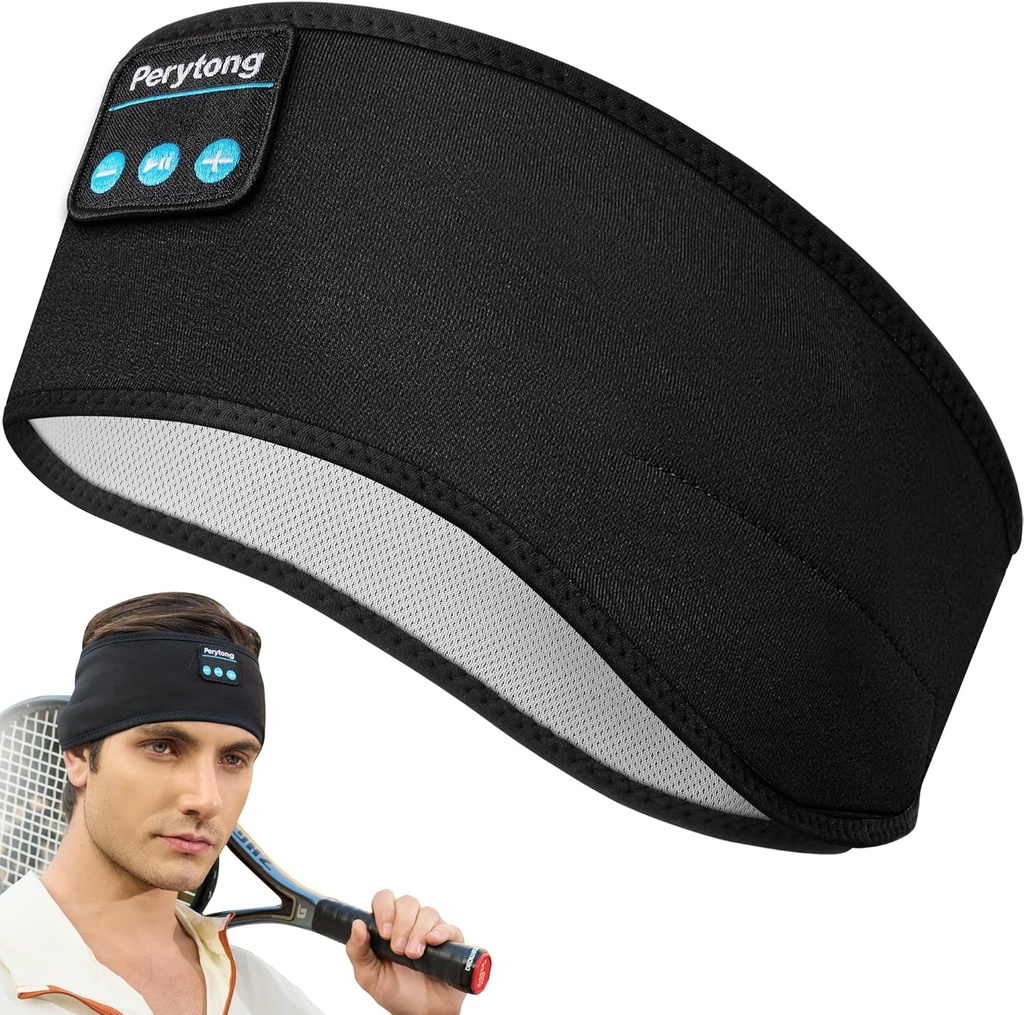 Perytong Sleep slušalke Wireless, Bluetooth športne slušalke slušalke z ultra-Thin HD Stereo zvočniki, Unisex, Kot nalašč za spanje, Delo,Jogging,Yoga,Insomnia, Air Travel, Meditation