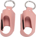 2pcs Astma Inhaler Imetnik Prenosno shranjevanje Zaščitni PU usnje Astma Inhaler Primer za potovanje ()