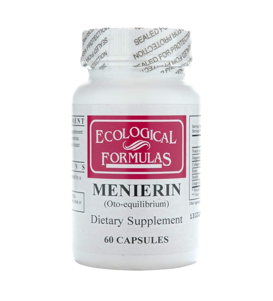 Ekološke formule Menierin, White, 60 Count