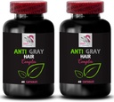Anti sive tablete za lase - ANTI GRAY HAIR COMPLEX - Barvno ravnovesje, Siva nadzor las, Tonus oživitev, Barva revitalizator, Anti sivi las dodatek, Barva vitalnost ojačevalec, Sveža barva 2 Bot 120 Caps