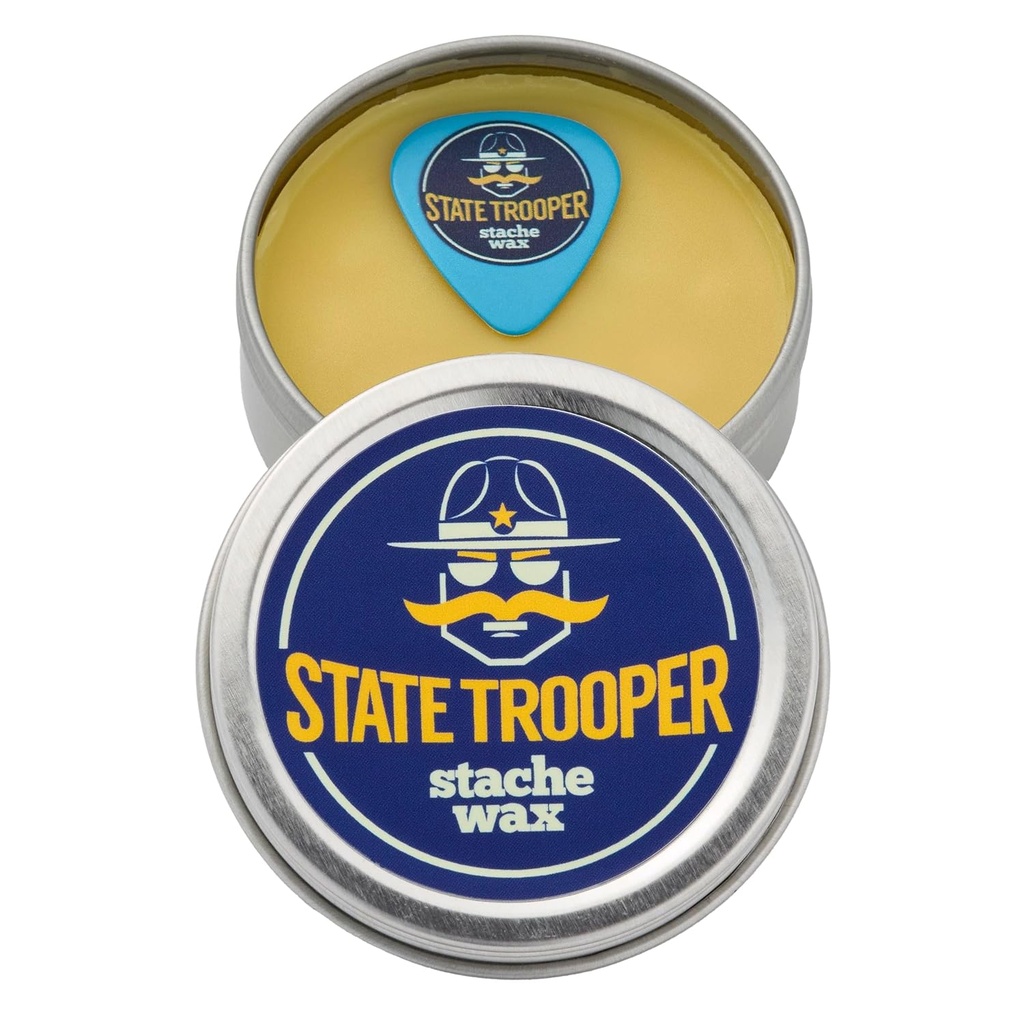 Mustache Wax - srednji Hold - Citrus Scent - dva Ounce Tin