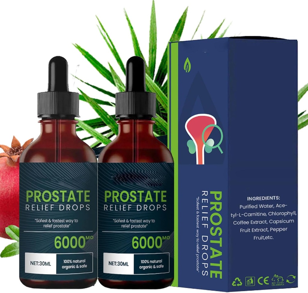 Prostata zdravljenje kapljice - Prostata Relief kapljice, prostata naravne zeliščne kapljice (2 kos)