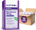 Natrol Advanced Sleep Melatonin 10mg, Prehranska dopolnila za mirno spanje, Čas release Melatonin tablete, 30 Časovno sprostitev tablete, 30 Dnevna ponudba (Pack of 12)