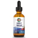 KAL Vitamin B-6 B-12 Folna kislina kapljice, Tekoči vitamin B dodatek kapljice, zdravje srca, energetika, podpora rdečih krvnih celic z metil B12 in metil Folate, naravna mešana Berry aroma, 59 Servings, 2oz