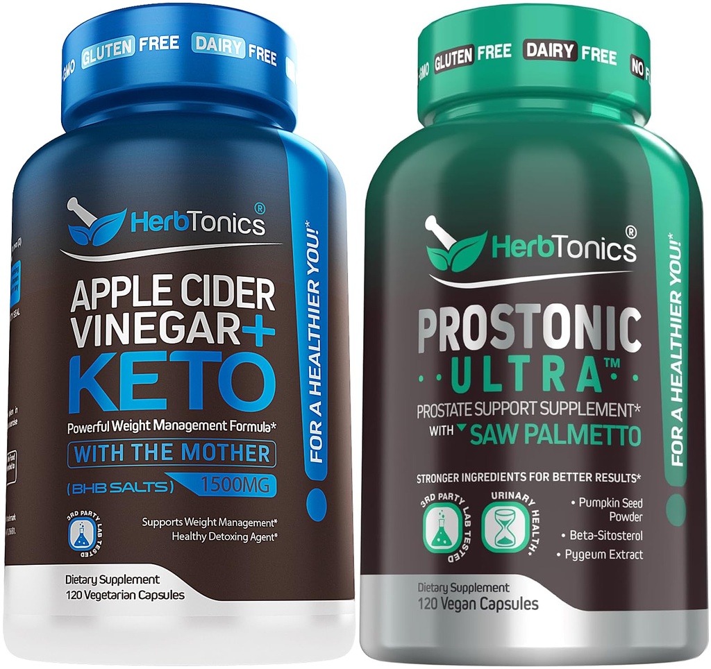 Herbotonics Apple Cider Vinegar Kapsule Plus Keto BHB 