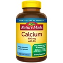 Nature Made Calcium 600 mg z vitaminom D3, prehransko dopolnilo za podporo kosti, 100 softgels
