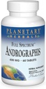 Planetarna zelišča Celoten spekter Andrographis 400mg - Ayurvedic Herb - 60 tablet
