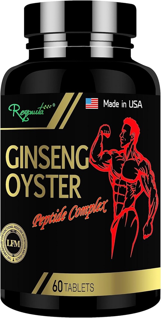Ginseng&Oyster Complex Tablet, ki se uporablja za povečanje vaše energije in imunskega sistema,One na dan zdravje moški ginseng&Oyster Complex Formula,Male izboljšanje dodatek,60 tablete/steklenica, 15-dnevni odmerek
