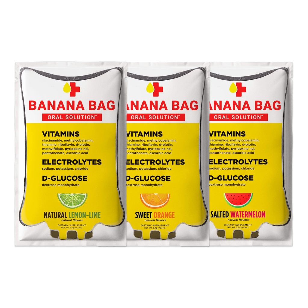 Banana Bag peroralna raztopina paketi – Variety Pack 6pk 