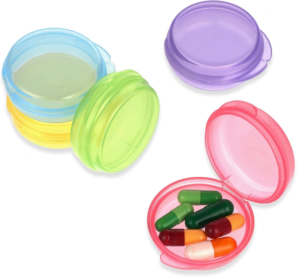 5 Pakiranja Mini tablete Primer majhne tablete Organizator Box Prenos vitamina imetnik potovalne tablete Zabojnik za Žepke tabletke Skladiščenje Box za pridržanje Medicine Crod Jetrno olje