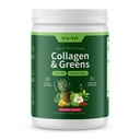 Snap dopolnila Super zelena Powder s kolagen peptidi, 26 Sadje in zelenjava, Grass Fed, Non-GMO dnevno zelena za lase, kožo, nohti in skupno podporo, 11.34 oz, (30 strežnice, 1 mesec dobave)