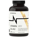 Vitamin D3 + K2 with Coconut Oil - D3 10,000 IU & K2 (MK-7) 200 mcg | 2-in-1 High Potency Support for Bone & Immune Health | Easy to Swallow | Non-GMO, Gluten & Soy Free - 240 Softgels