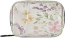 Burbuja Wildflowers Dragonfly Travel Pill Case, tedenski Portable Pill Box 7 dni Tablete Organizator za zadrževanje Medicine Vitamin dodatek z Zipper za potovanje