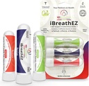 iBreathEZ Nasal Sinus Inhaler Kit Formulira ENT Kirurgi z eteričnimi olji za energijo, stres, Decongesting & Cold ali Alergy Relief (3 paket)