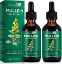 Mullein Leaf Extract Mullein Leaf Extract za Lungs Mullein kapljice Mullein Leaf Lung Cleasse Dodatek 4.04 Fl.Oz