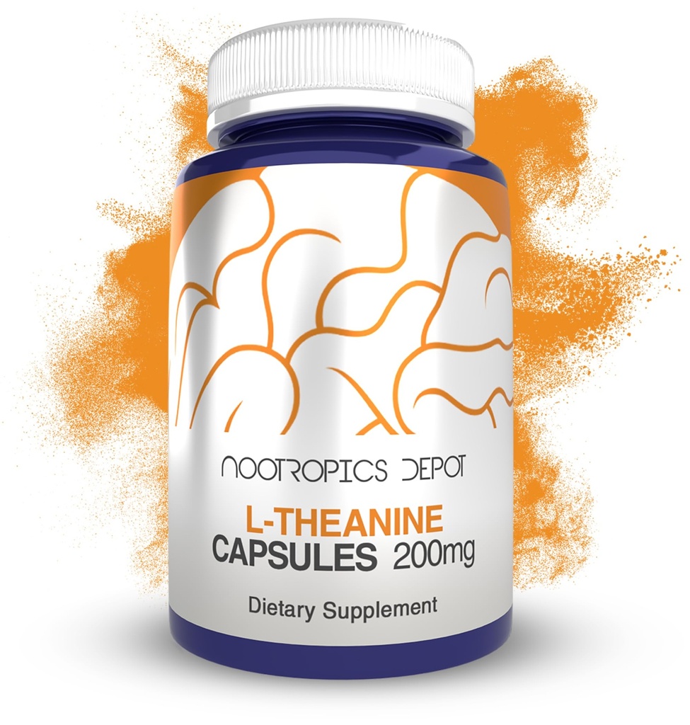 Nootropiki Depot L-Theanine Kapsule 200 mg (število 90) 