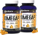 (paket z 2) Wild Omega 3 ribje olje DPA dodatek 2900 Milligrams, EPA-DPA-DHA, SoftGels