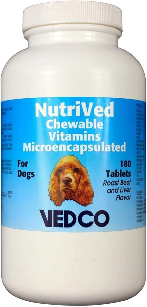 Vedco NutriVed žvečljivi vitamini za pse 180 tablet