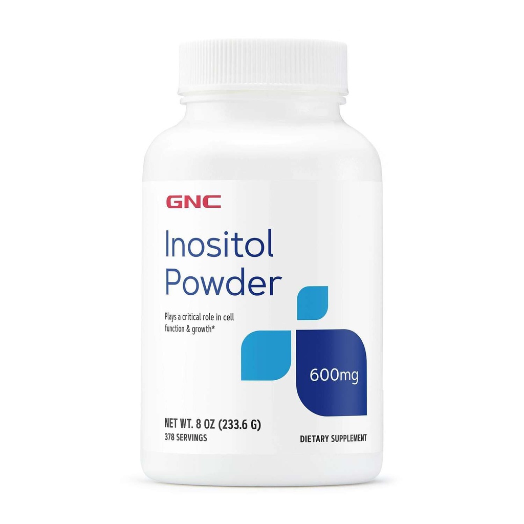 GNC inozitol v prahu 600 mg, igra kritično vlogo v funkciji celic in rasti, 378 strežnice