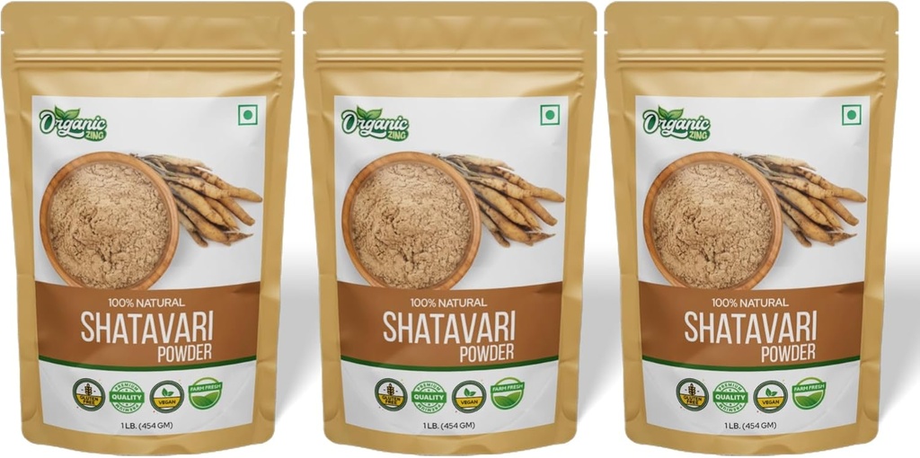 Organski Shatavari prašek - 16 oz (Pack of 3)