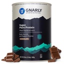Gnarly Nutrition Vegan Plant Protein – Chocolate Vegan Protein Powder, NSF Sport Certified – Nadomestek obroka, Daily Nutrition Boost – Laktoza Free Powder – Čokolada, 28.2 oz