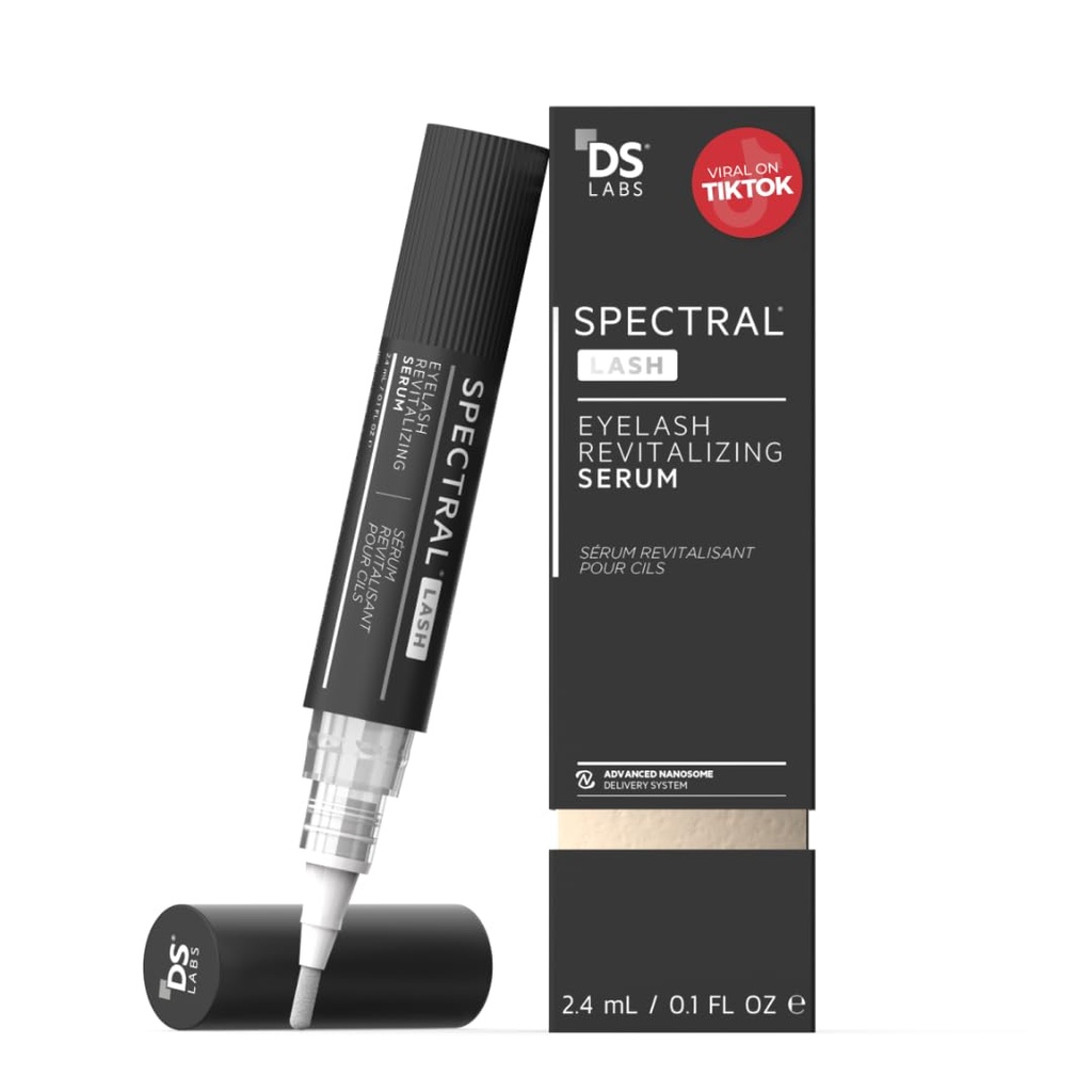 DS Labs Spectral.LASH kondicioniranje trepalnic serum - podpira dlje, Fuller, Debel, Looking Lashes, Safe za Lash razširitve, Oil-free, Paraben & Sulfate brezplačno, Cruelty brezplačno