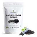 Kozmični element 100% čisto črno seme v prahu Kapsule Organski - Vegan Nigella Sativa 450mg Črno seme Kumina na služijo za zdravje - 120 kapsul