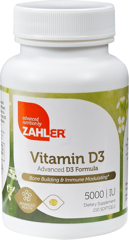 Zahler Vitamin D3 5000 i.e. - 250 softgels