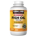 Kirkland podpis ribje olje 1000 mg, 400 softgels (2 pakiranji)