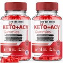 (2 paket) Keto-Cut Chews ACV Gummies - Keto-Cut Chews Premium Keto ACV za napredno hujšanje, Keto + ACV Gummy, Keto Cut Chews Največja moč dodatek, KetoCut Chews Mnenja (120 Gummies)