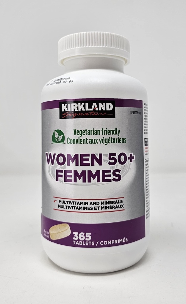 Kirkland Signature Women 50+ Multivitamin, 365 tablet