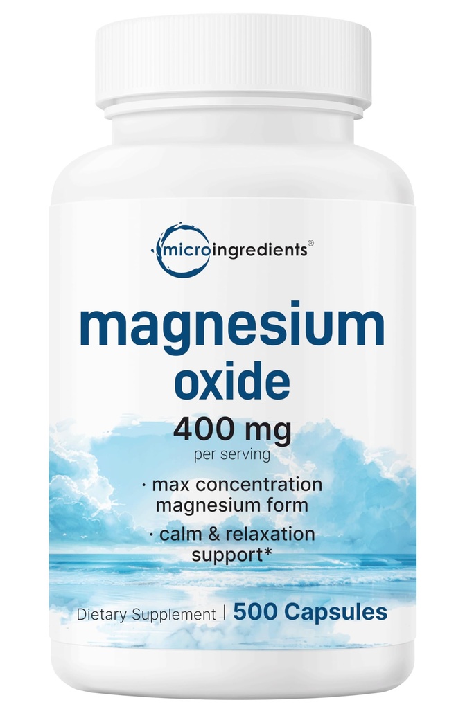 Magnezijev oksid 400 mg, 500 Kapsule 