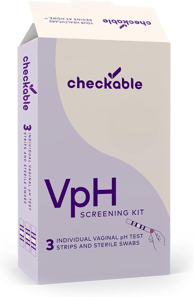 Chetable Vaginal pH Test Strips, Domov Yeast Test okužbe komplet za ženske, Enostaven za uporabo, Hitri in natančni rezultati za vaginalno zdravje - 3 Count