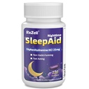 Pomoč v spanju, difenhidramin HCl 25mg, 220 softgels - padec spanja hitreje, globje mirno spanje, nenavadna oblika