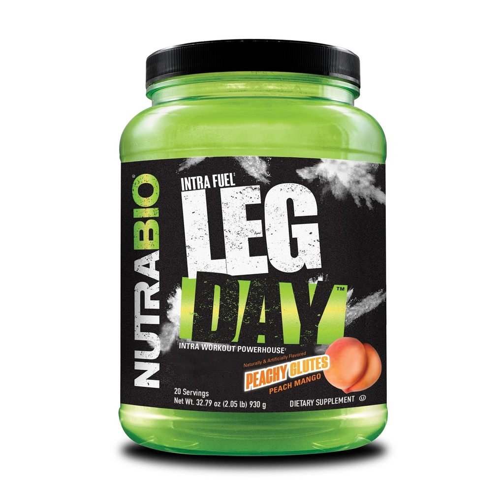 NutraBio dan nog Intra Workout Powder – Napredno Carb dodatek s grozdno Dekstrin & Elektroliti – Carb Powder z EAAS/BCAA – Ciklični Dekstrin za zmogljivost – Peach Mango, 20 Strežnice