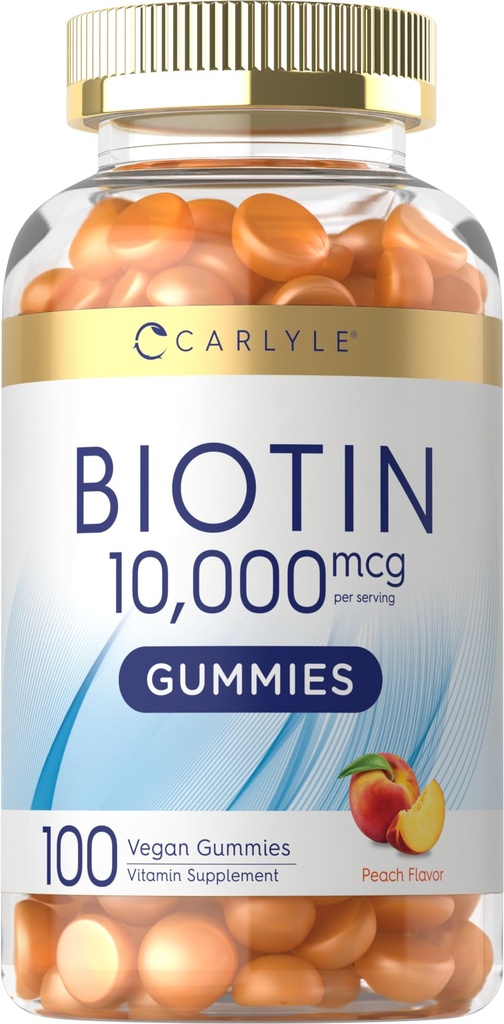 Carlyle Biotin 10000mcg Gumies 