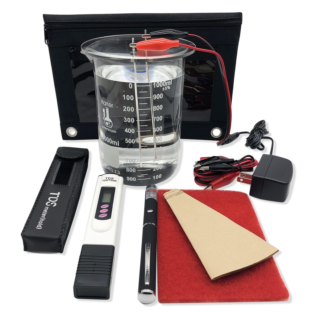 Original Chris Coloidal Silver Generator Kit z 99.99% Pure Wire. Samo dodajte destilirano vodo in kozarec!